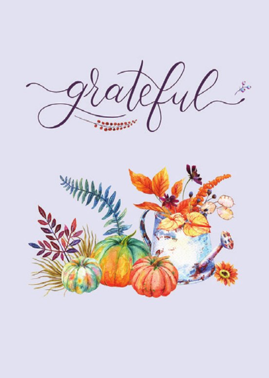 Grateful Thanksgiving card front